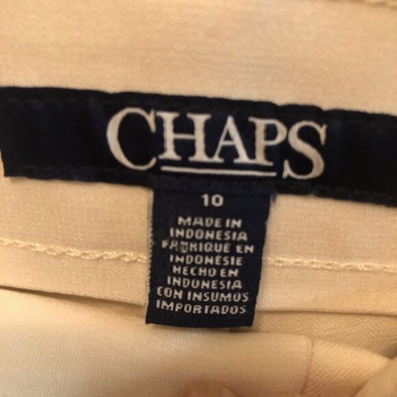 Chaps Ivory colored jeans size 10 - Picture 3 of 4